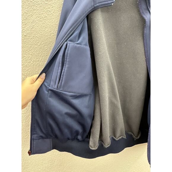 Mens New Balance York Revolution Baseball Jacket Size Small Navy Blue Zip Up - Picture 9 of 16